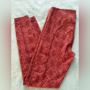 Pumpkin orange leggings